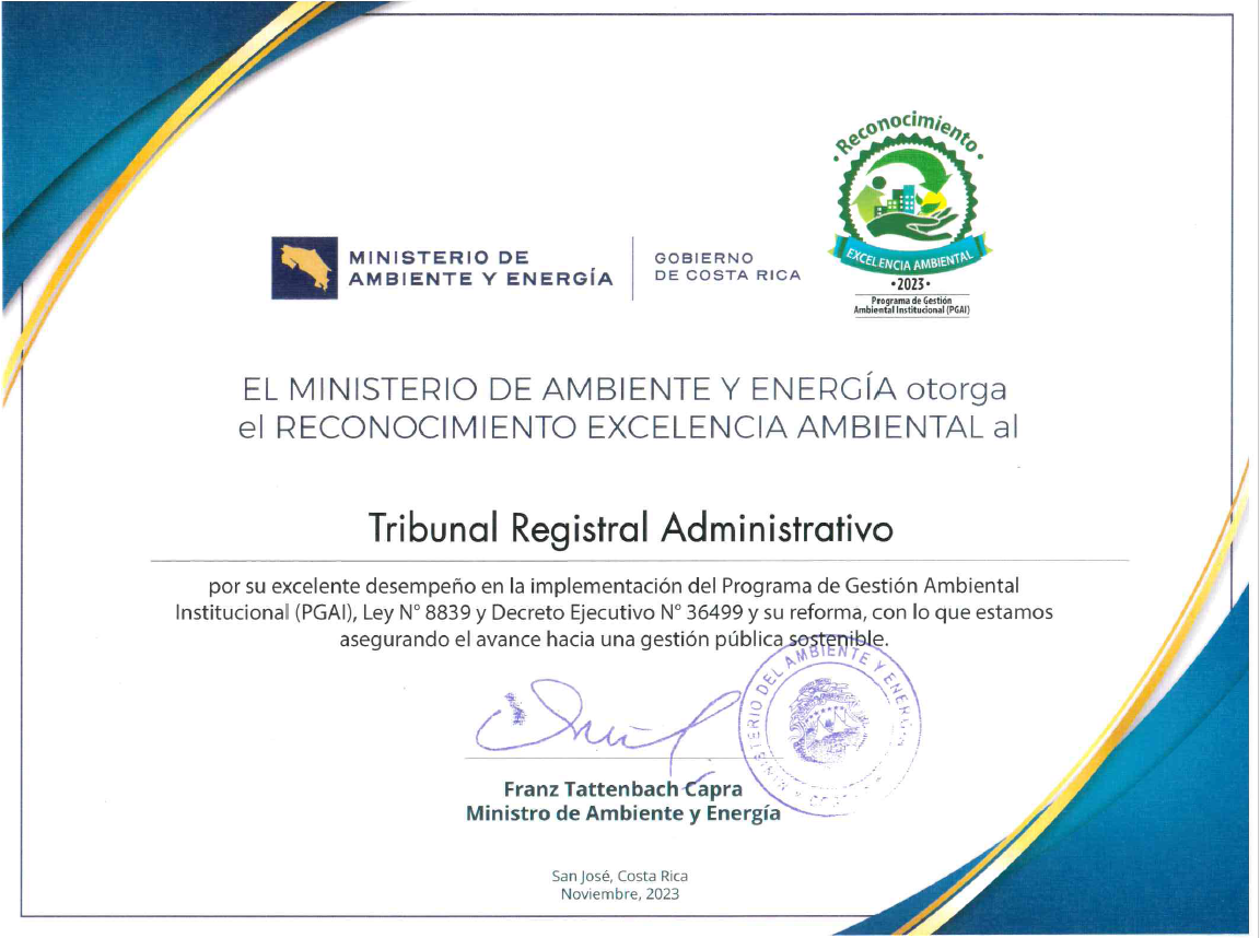 Galardón Excelencia Ambiental 2023